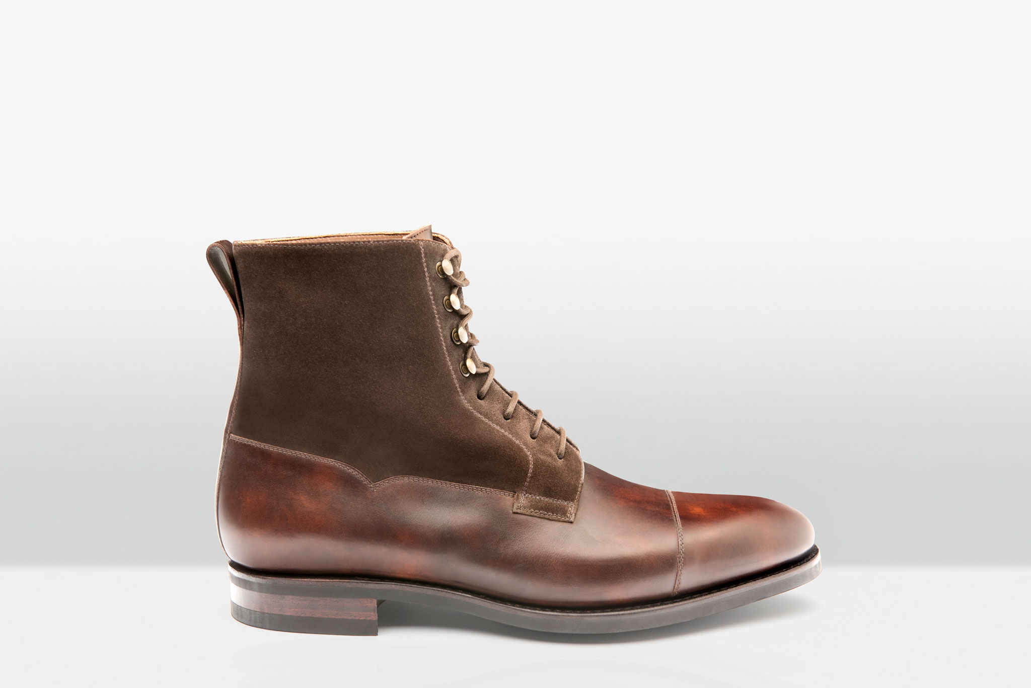 Hurlingham Suede & Velvet Brown - Casa Fagliano | Polo boots - Since 1892